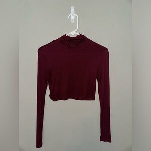 Red Long Sleeve Turtleneck